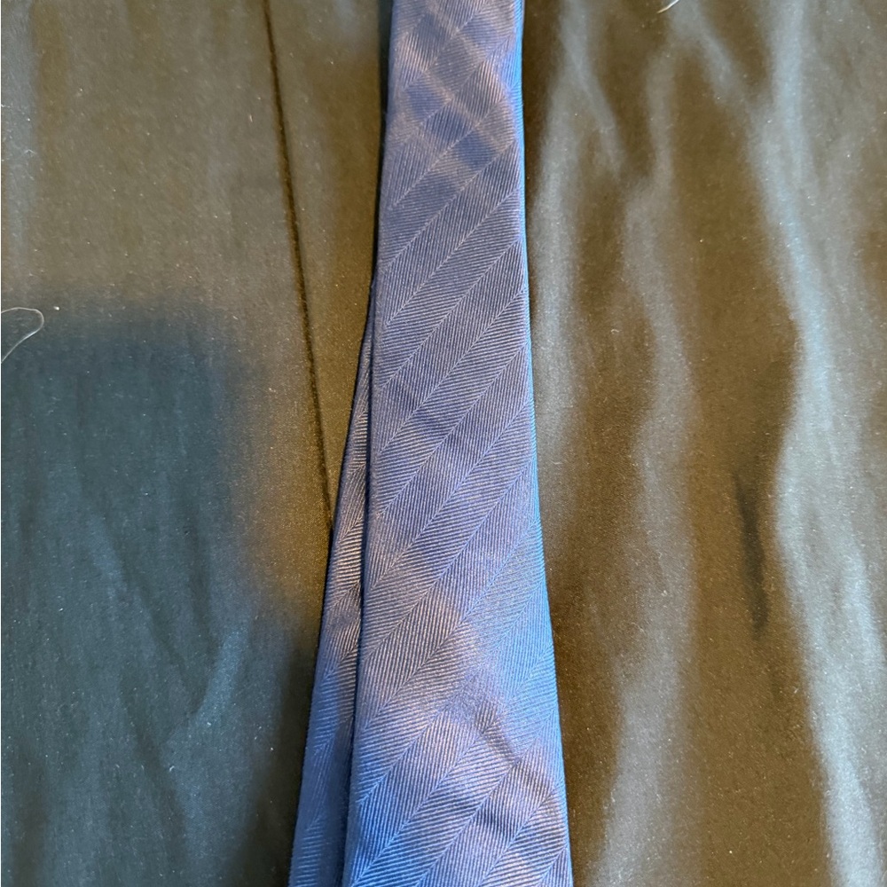 The Tie Bar Elegant Blue Tie - Picture 4 of 8